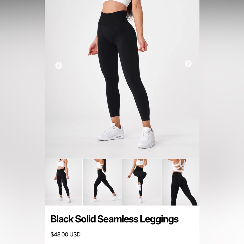 NVGTN Charcoal Seamless Leggings